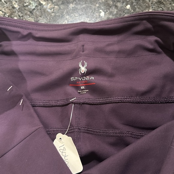 Spyder Purple Performance Leggings - Picture 9 of 11